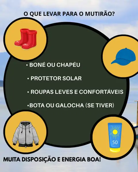 Praia da Tapera recebe novo Mutirão de Limpeza com o Projeto Pescando Lixo 2