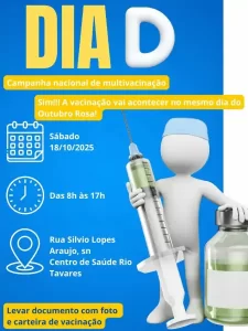 Leia mais sobre o artigo Centro de Saúde do Rio Tavares realiza Dia D da Campanha Nacional de Multivacinação neste sábado, 18 de outubro
