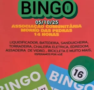 Leia mais sobre o artigo Comunidade do Morro das Pedras promove Bingo neste domingo
