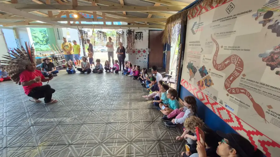 Crianças da Educação Infantil visitam o Museu da Cultura Viva Goj Ta Sá 1