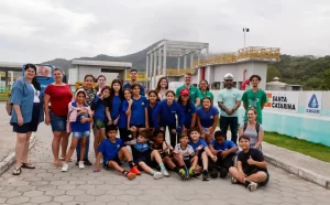 Leia mais sobre o artigo Estudantes participam de “aula prática” na Estação de Tratamento de Esgotos dos Ingleses