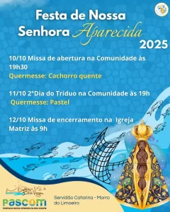 Leia mais sobre o artigo Festa de Nossa Senhora Aparecida 2025 reúne comunidade em devoção e alegria