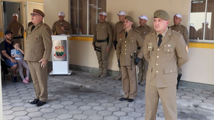 Cerimônia marca passagem de comando de posto rodoviário no Sul da Ilha 1