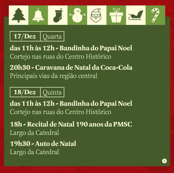 Florianópolis dá início à temporada natalina com programação especial em diversos pontos da cidade 5