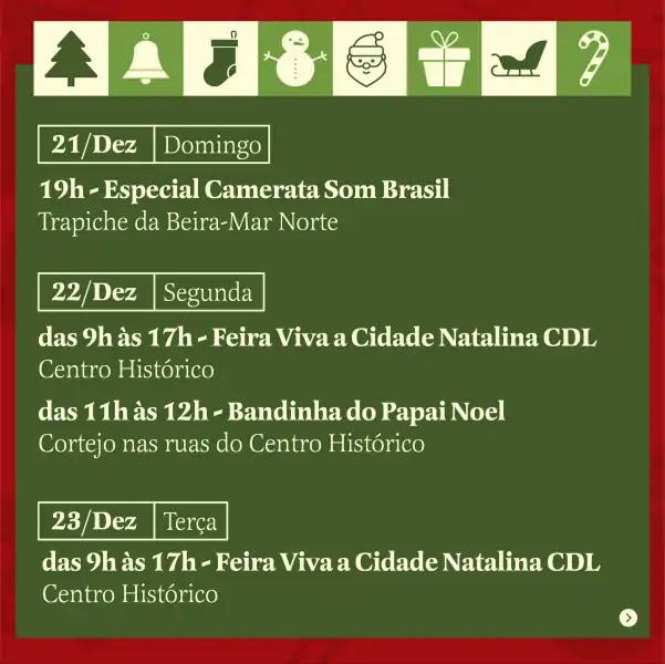 Florianópolis dá início à temporada natalina com programação especial em diversos pontos da cidade 7