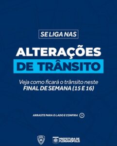 Leia mais sobre o artigo Florianópolis terá alterações no trânsito neste fim de semana por causa de corridas