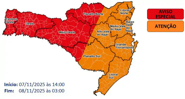 Frente fria e Ciclone Extratropical provocam temporais, ventos fortes e mar agitado em Santa Catarina 2