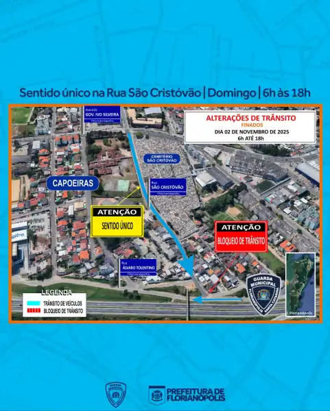 Maratona e Feriado de Finados alteram o trânsito neste fim de semana em Florianópolis 2