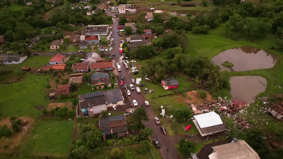 Proteção e Defesa Civil confirma ocorrência de três tornados no Oeste de Santa Catarina 1