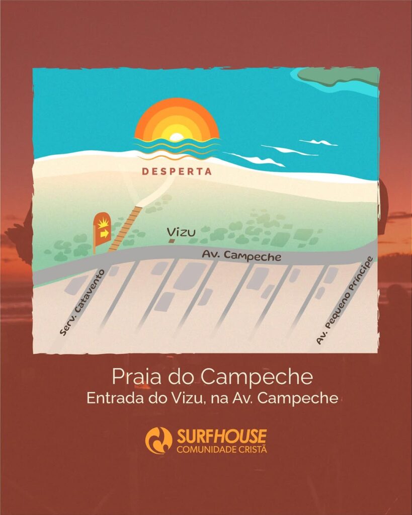 Comunidade se reúne ao nascer do sol para momento de louvor e adoração no Campeche 3