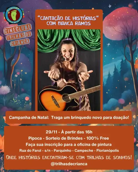 Cineclube do Campeche encerra 2025 com programação especial ao ar livre na Rua do Farol 3