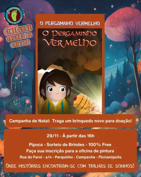 Cineclube do Campeche encerra 2025 com programação especial ao ar livre na Rua do Farol 4