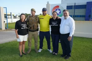 Leia mais sobre o artigo Deputado Sérgio Motta destina R$ 1,2 milhão para a segurança pública do Sul da Ilha e reforça projeto de novo quartel da PM