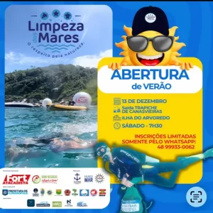 Leia mais sobre o artigo Fort Atacadista apoia última edição do Limpeza dos Mares em 2025, com operação subaquática na Ilha do Arvoredo