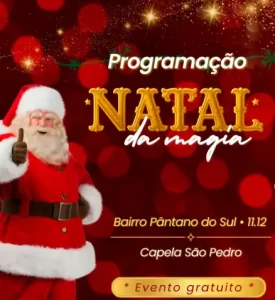 Leia mais sobre o artigo Pântano do Sul recebe edição do Natal da Magia nesta quinta-feira (11)