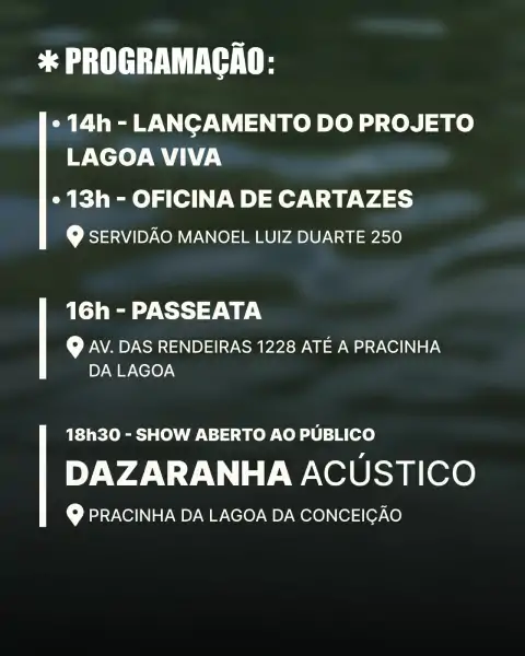 Ato marca cinco anos do rompimento da ETE da Lagoa da Conceição em Florianópolis 2