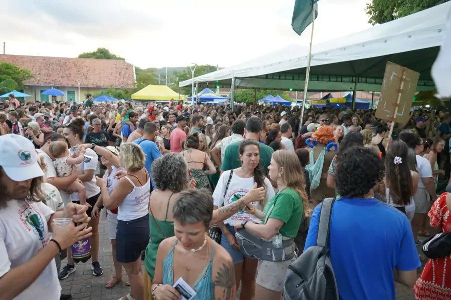 Ato na Lagoa da Conceição marca cinco anos do rompimento da estrutura da Casan e cobra reparação ambiental 2