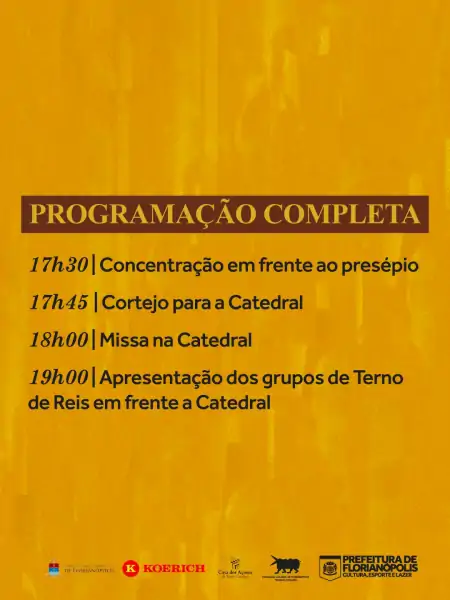 Centro de Florianópolis recebe o 24º Encontro de Terno de Reis 2