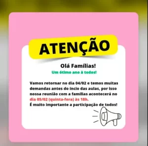 Leia mais sobre o artigo Escola Comunitária Lagoa do Peri agenda reunião com famílias para início do ano letivo