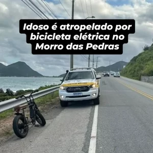 Idoso de 70 anos é atropelado por bicicleta elétrica no Morro das Pedras 1