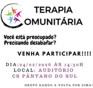Centro de Saúde do Pântano do Sul promove terapia comunitária aberta à população 1
