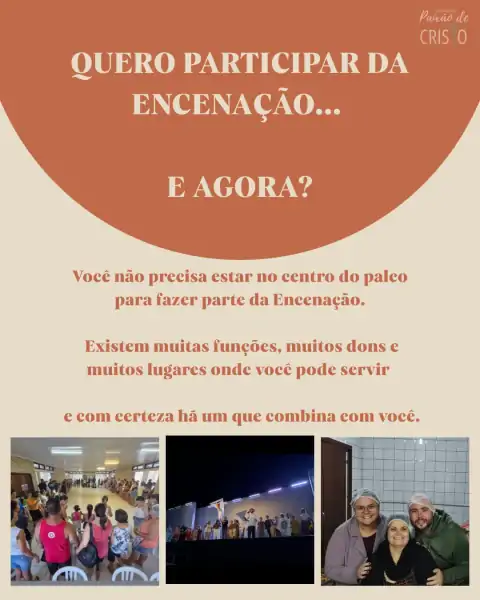 Encenação da Paixão de Cristo abre participação da comunidade no Ribeirão da Ilha 1