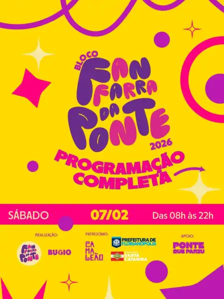 Fanfarra da Ponte movimenta o Centro de Florianópolis neste sábado (7) 2