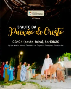 Leia mais sobre o artigo 3º Auto da Paixão de Cristo será realizado nesta Sexta-Feira Santa no Campeche