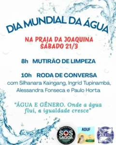 Atividade na Praia da Joaquina integra programação oficial do Dia Mundial da Água 2026 15