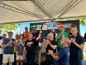 Leia mais sobre o artigo CASAN inaugura reservatório e lança obras de esgotamento sanitário em Florianópolis