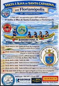 Canoa Samaritana II realiza a 1ª Volta à Ilha de Santa Catarina valorizando a cultura da pesca artesanal 1
