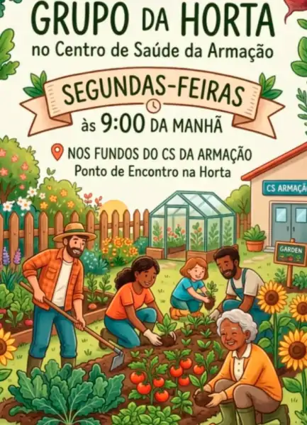 Centro de Saúde da Armação convida comunidade para participar de horta coletiva 1