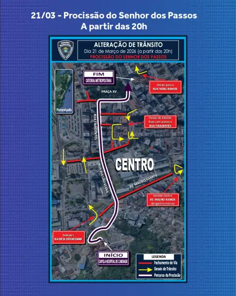 Feriadão de aniversário de Florianópolis terá alterações no trânsito entre os dias 21 e 23 4