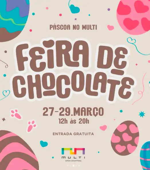 Multi Open Shopping terá feira de chocolate, oficina infantil e música ao vivo na última semana de março 1