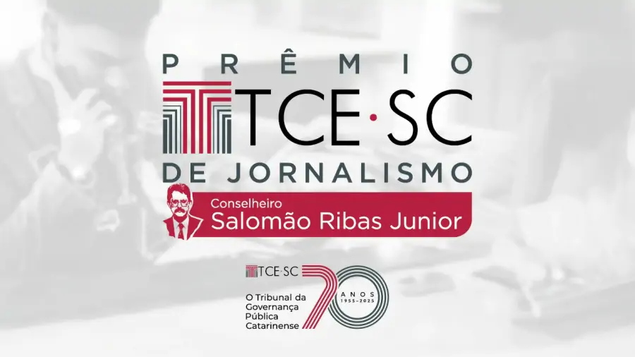 TCE/SC lança primeiro Prêmio de Jornalismo em comemoração aos 70 anos da Instituição 1