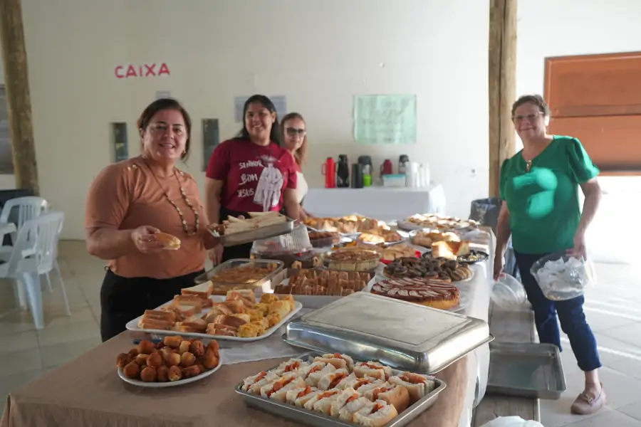 Comunidade Senhor Bom Jesus do Rio Tavares acolhe jovens da “Trilha com o Carmelo” com café da manhã e celebração 5 Comunidade Senhor Bom Jesus do Rio Tavares acolhe jovens da “Trilha com o Carmelo” com café da manhã e celebração 5