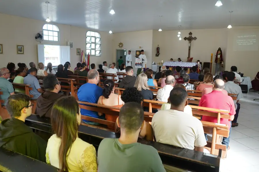 Comunidade Senhor Bom Jesus do Rio Tavares acolhe jovens da “Trilha com o Carmelo” com café da manhã e celebração 2 Comunidade Senhor Bom Jesus do Rio Tavares acolhe jovens da “Trilha com o Carmelo” com café da manhã e celebração 2
