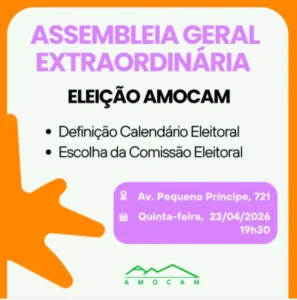 Leia mais sobre o artigo AMOCAM convoca moradores para assembleia que irá definir processo eleitoral no Campeche