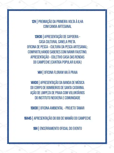 Abertura da Safra da Tainha 2026 terá programação cultural, religiosa e comunitária no Campeche e Moçambique 6