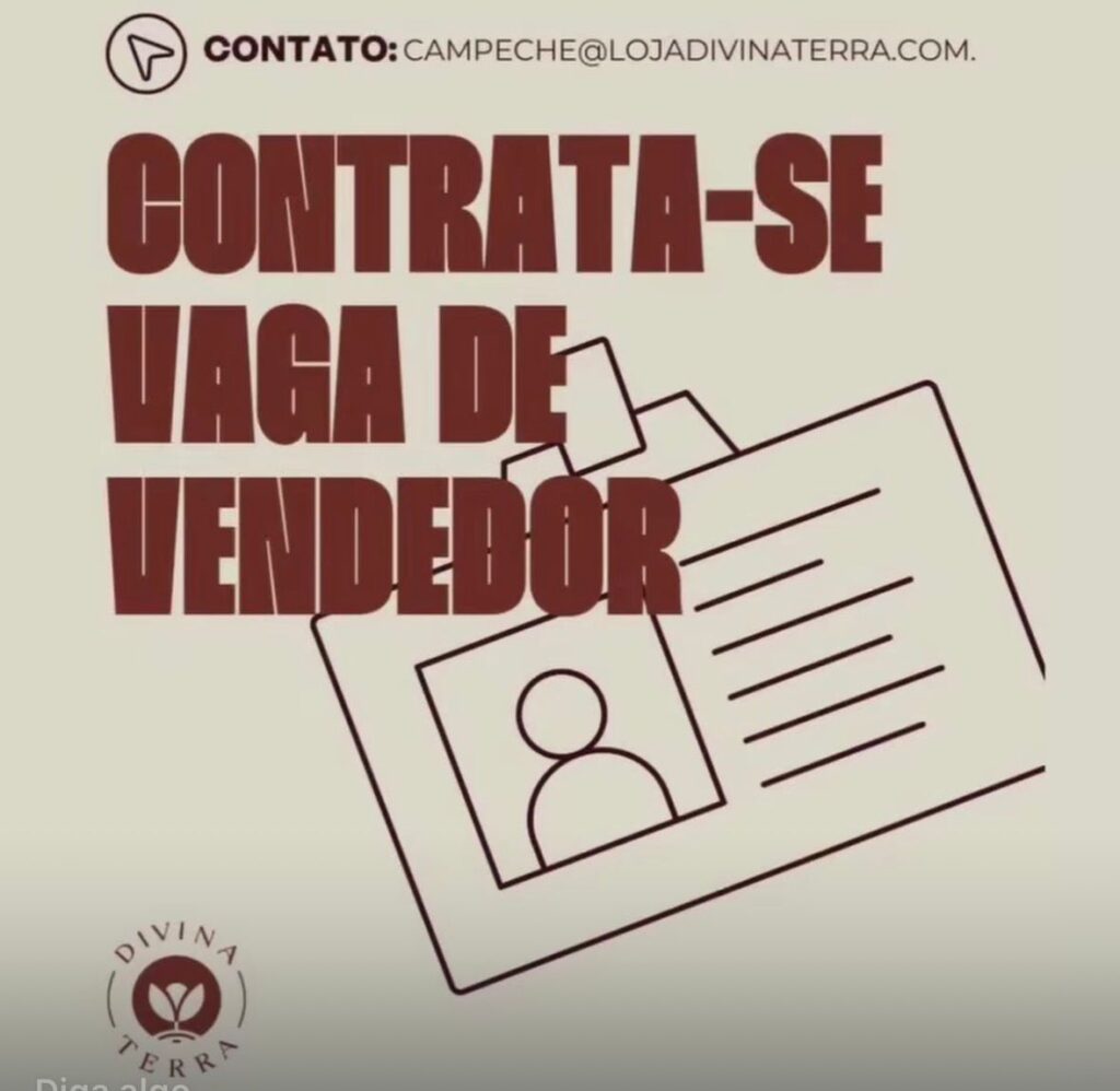 Vaga de Vendedor - Campeche 1