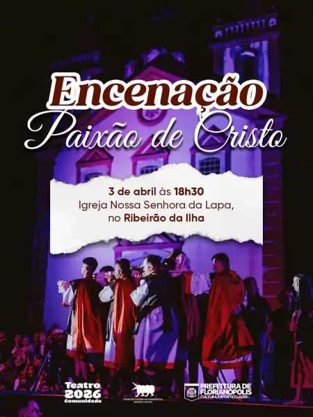 Encenação da Paixão de Cristo acontece nesta sexta-feira no Ribeirão da Ilha 1