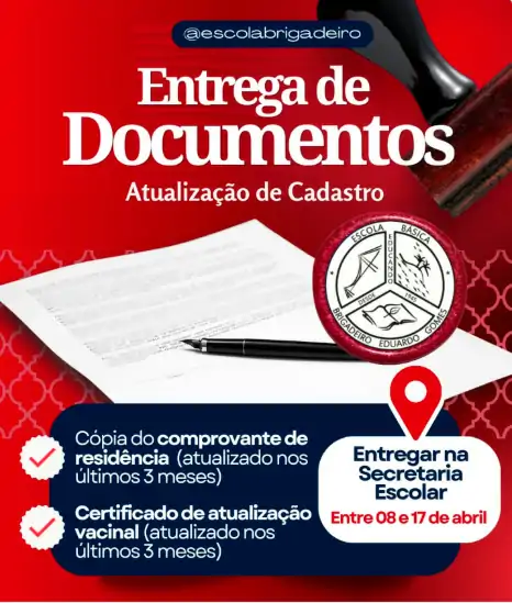 Escola do Sul da Ilha solicita atualização de documentos de alunos até 17 de abril 1