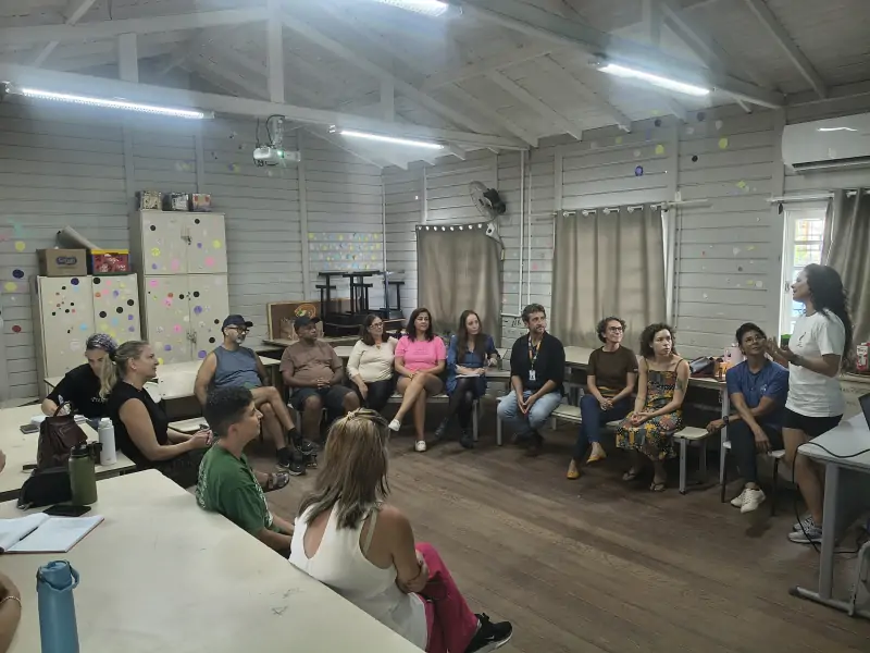 Mutuca Educa realiza 1º encontro formativo no Ribeirão da Ilha com foco em educação ambiental, arte pública e mobilização comunitária 6