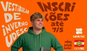 Prazo para solicitar isenção da taxa do Vestibular de Inverno da Udesc termina na sexta 13