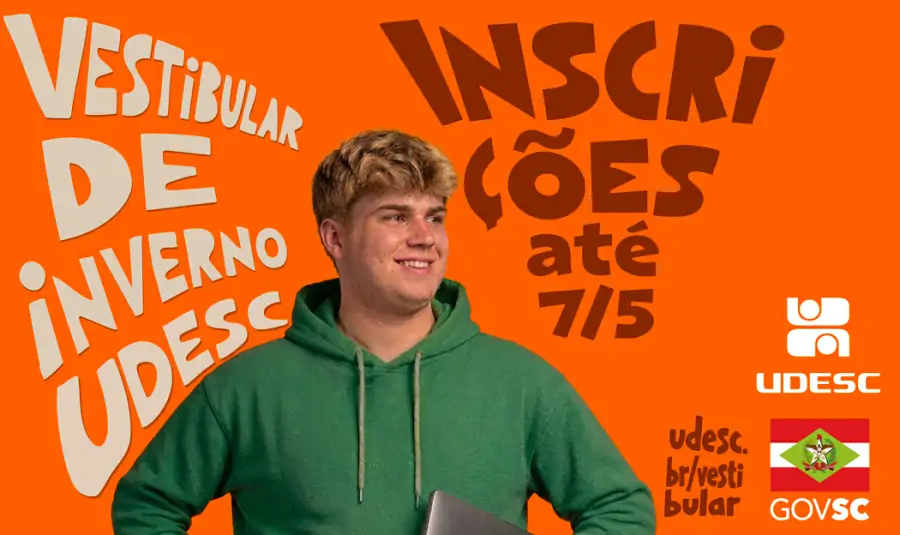 Prazo para solicitar isenção da taxa do Vestibular de Inverno da Udesc termina na sexta 1