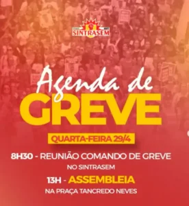 Greve dos servidores tem continuidade nesta quarta-feira (29) com assembleia no Centro de Florianópolis 2