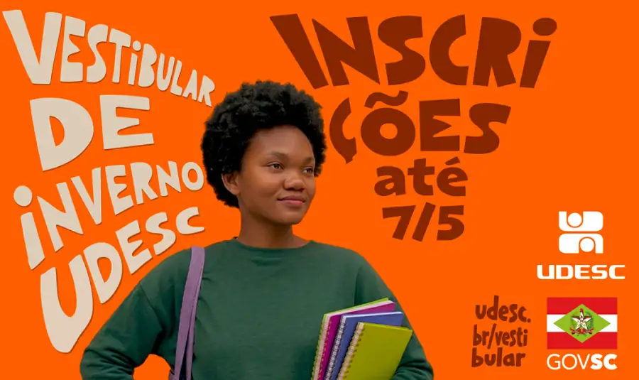Vestibular de Inverno 2026 da Udesc tem sete opções de licenciaturas 1