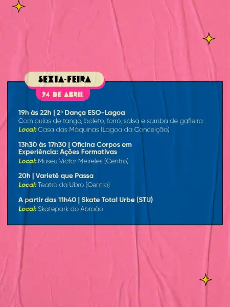 Agenda Cultural movimenta Florianópolis com atrações gratuitas e eventos em diversos bairros neste fim de semana 4