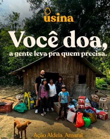 Ação solidária arrecada doações para comunidade indígena Guarani Mbya em Biguaçu 1