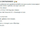 Auxiliar de Cozinha / Buffet Livre – Florianópolis 28